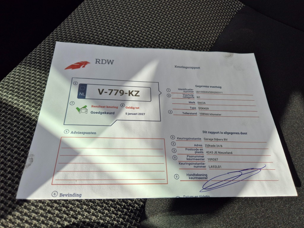 Hoofdafbeelding Dacia Dokker