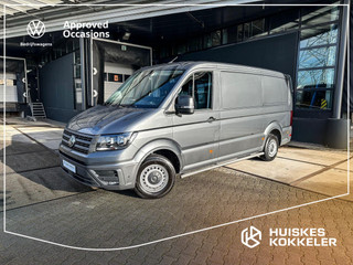 Volkswagen Crafter 2.0 TDI 140pk L3H2 Highline | BPM-vrij | All Seasonbanden | Navigatie (Apple carplay / Android Auto) | Trekhaak | Sidebars | Betimmering | Camera