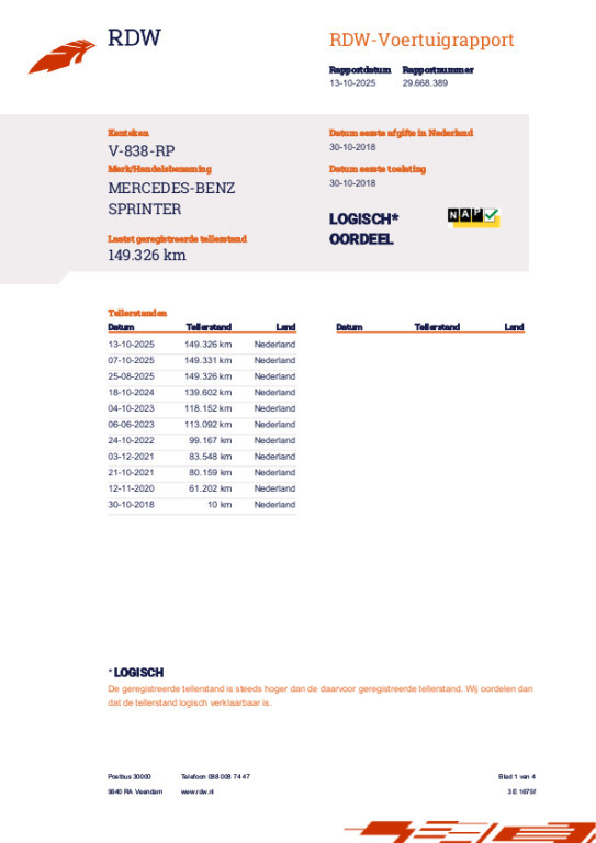 Hoofdafbeelding Mercedes-Benz Sprinter
