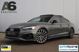 Audi A5 Sportback 35 TFSI S edition Competition Black Pack Panoramadak B&O Virtual LED Matrix Navigatie Achteruitrijcamera Carplay Half Leder Stoelverwarming NAP Dealer Onderhouden!