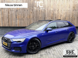 Audi A6 Avant 40 TFSI S edition Competition Automaat | Panoramadak | Trekhaak elektrisch uitklapbaar | Stoelverwarming | Afgevlakt stuurwiel | Cruise control adaptief & Lane assist | 20 inch velgen | Achteruitrijcamera