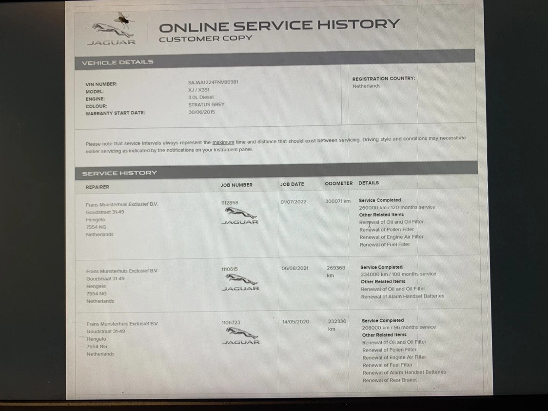 Hoofdafbeelding Jaguar XJ