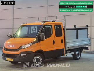 Iveco Daily 35S15 3.0L Open Laadbak Dubbel Cabine 150PK 3,5t Trekhaak 150PK Kisten Euro6 Pritsche Pickup Open Box Trekhaak