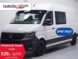 Volkswagen Crafter 2.0 TDI 140 pk L4H3 Dubbel Cabine 6p Airco, Cruise control, 17" LMV, Treeplanken, PDC V+A
