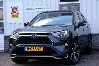 Toyota RAV4 2.5 Plug-in Hybrid AWD Bi-Tone Plus*NL-Auto*Fabrieksg. t/m01-2032*1ste Eig*Perfect Toyota Onderh.*Pano/HUD/Leder/Stoelverw.V+A/Stoelkoeling/JBL/360/Keyless Entry+Go/Memorie/DAB/Dodehoek/Parkeersens.V+A/19 inch LM/plug in hybride/PHEV*