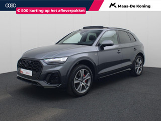 Hoofdafbeelding Audi Q5 Audi Q5 55 TFSIe 270kW/367pk quattro S Line · Panoramadak · Leder · Trekhaak · 360 gr. Camera · Apple/Android Car Play · Adaptive Cruise Control · Garantie tot mei 2030 of 100.000km