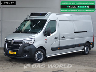 Renault Master 180PK Koelwagen 2x Schuifdeur Carrier Navi LED Airco Cruise Camera Parkeersensoren APK 07-2026 Euro6 Koel Koeler Koelwagen Kühl Kühler Kühlwagen Airco Cruise control