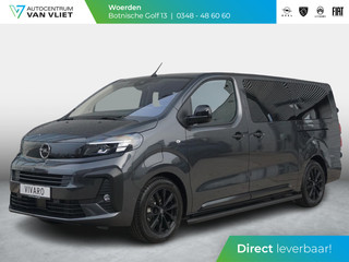 Opel Vivaro Electric 75 kWh Dubbele Cabine | 2x schuifdeur | Surround View NAV Pakket | Winterpakket | Exterieur pakket | Comfort Pakket  | Betimmering | LM velgen | RVS sidebars | Full Eco LED verlichting | rijklaarprijs