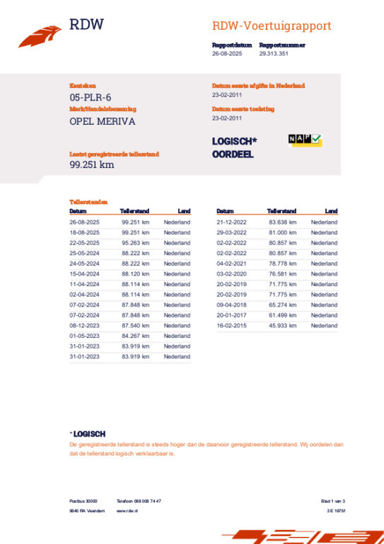 Hoofdafbeelding Opel Meriva