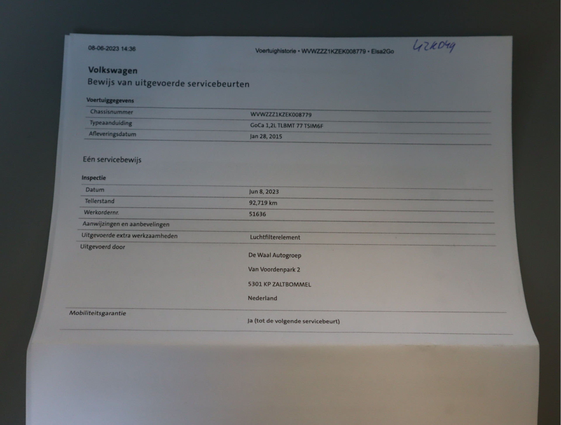 Hoofdafbeelding Volkswagen Golf