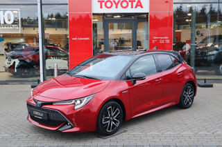 Hoofdafbeelding Toyota Corolla Toyota Corolla 1.8 HYBRID STYLE 5-DEURS KEYLESS 17"LM-VELGEN PRIVACY-GLASS HALF-LEDER/STOELVERW. AD-CRUISE APPLE/ANDROID