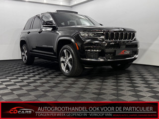 Hoofdafbeelding Jeep Grand Cherokee Jeep Grand Cherokee 2.0 Limited 4xe 380PK Pano, Leder, Camera, Stoelverwarming, Alpine gleluidsysteem, Elektrische achterklep, Keyless start, 3 jaar garantie