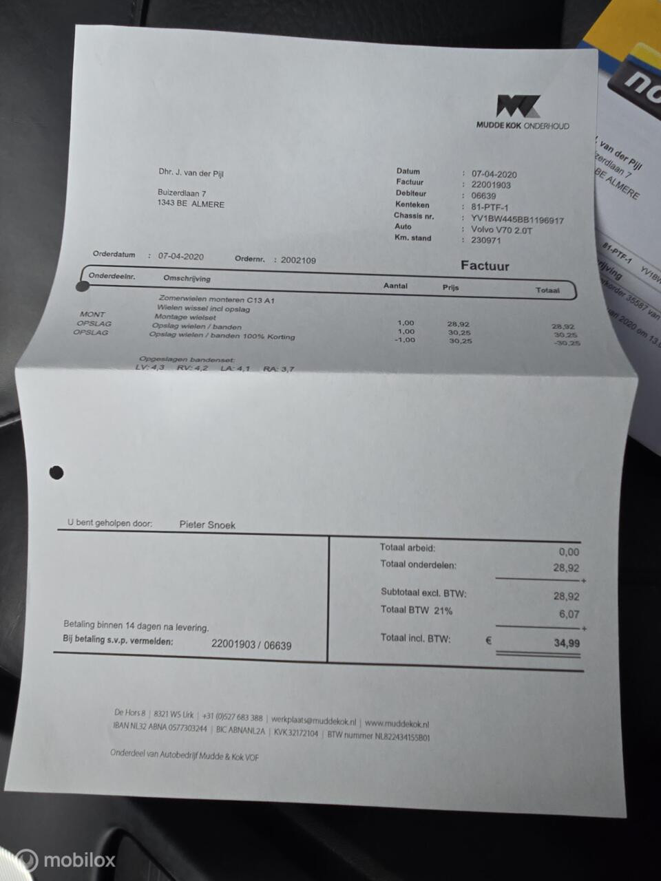 Hoofdafbeelding Volvo V70