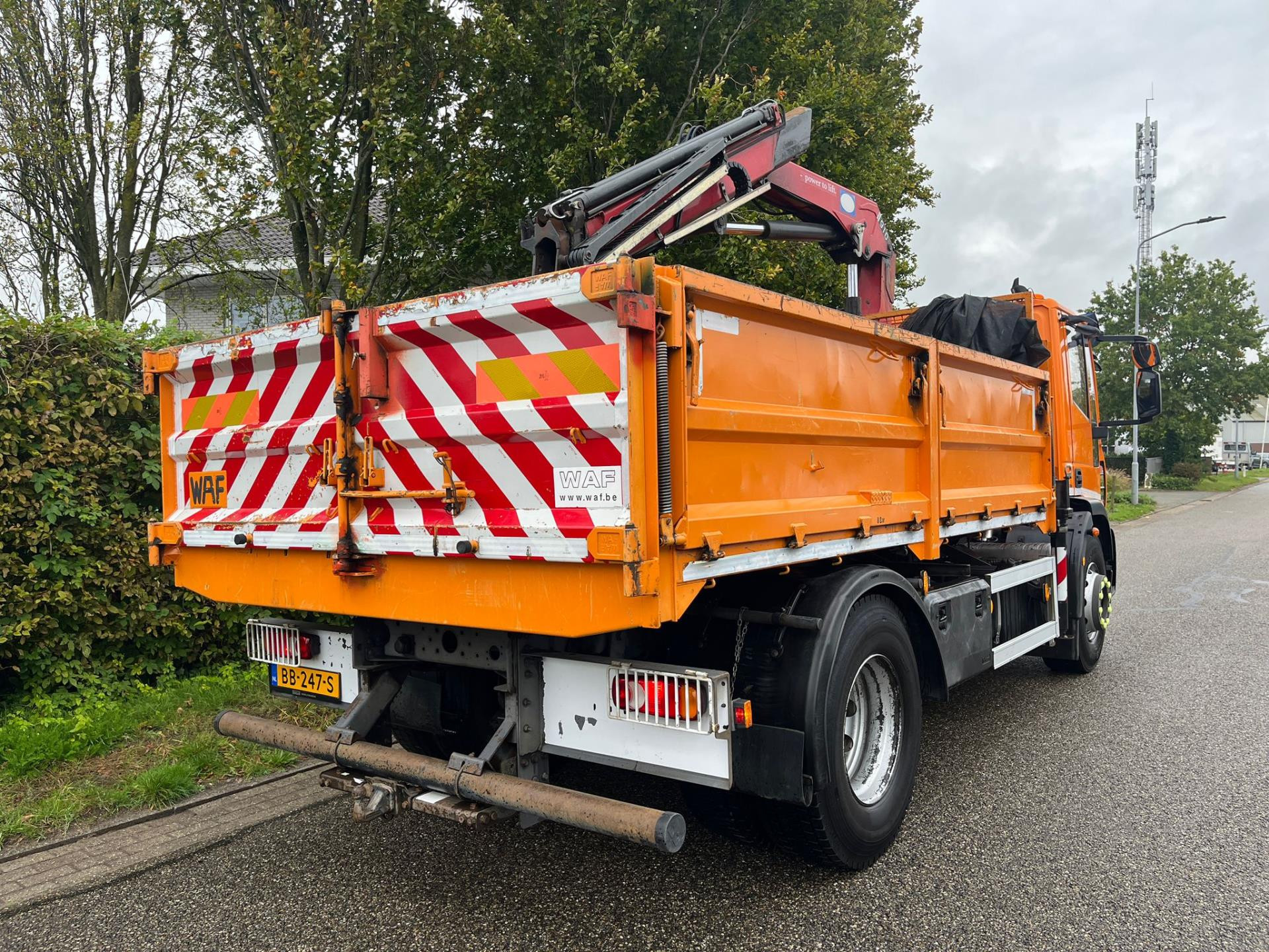 Hoofdafbeelding Eurocargo  190EL25 EEV . kipper , HMF kraan , 