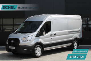 Ford Transit 350 2.0 TDCI L3H2 Trend 165pk - Facelift - 2x Schuifdeur - 360 Camera - Trekhaak - ACC - Stoel & Stoelverwarming - Blind Spot - Navi - 270gr deuren - Rijklaar