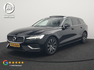 Volvo V60 2.0 T6 Recharge AWD Inscription Plug In Hybrid 350pk PHEV | Trekhaak Af Fabriek | Panodak | Adaptive Cruise | Adaptive LED | Harman & Kardon |  Lederen Sportstoelen Memory & Verwarmd | Blis | Apple Carplay | Pilot Assist | Navigatie | Virtual |