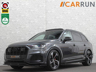 Audi Q7 60 462pk S Competition | Carbon Pack | 360 Camera | RS-Leder | ACC | Panorama | Laser-LED | Trekhaak | B&O Sound | 10-2023 | Nw.Pr; 133000,= | Keyless-Entry | Luchtvering | 22'' | Memory | Stoelverwarming V+A | Stuurverwarming | Stand Kachel | Zonwering | Carplay.