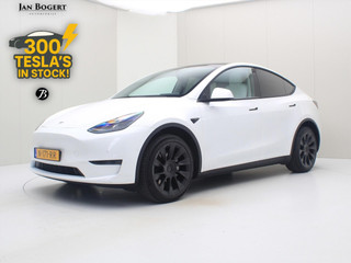 Tesla Model Y  Long-Range AWD 351pk 75 kWh [ TREKHAAK+FSD+WIT LEDER+20" LMV+PREMIUM AUDIO ]