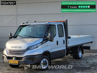 Iveco Daily 35C18 3.0L Automaat 180PK Dubbel Cabine Open Laadbak 2025-Model Dubbellucht 3,5t Trekvermogen ACC LED Navi Euro6 Pritsche Pickup Airco Dubbel cabine