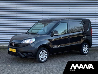 Hoofdafbeelding Fiat Doblò Fiat Doblò Cargo 1.3 MJ L1H1 Actual Airco Trekhaak Bluetooth 12V Betonplex USB Zwart AUX ASR