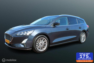 Ford Focus Wagon 1.0 EcoBoost Titanium Business 125 PK, Stuur/stoel verwarming, Pdc voor + achter, Full led, Keyless entry, Donkerglas, App connect, Cruise, Navi, Clima, 17 inch Lmv.