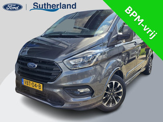 Ford Transit Custom 320 2.0 TDCI L2H1 Sport 185 pk Automaat | Cruise control | Navigatie | Lane assist | Half leder | Stoelverwarming | Airco | Trekhaak | Zéér compleet!