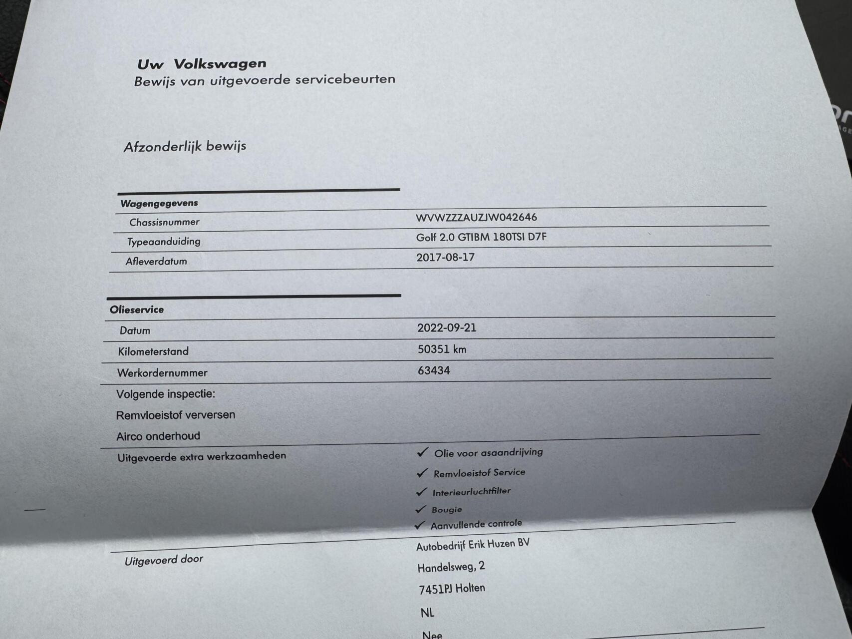 Hoofdafbeelding Volkswagen Golf