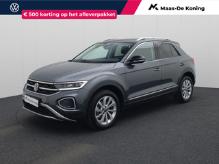 Hoofdafbeelding Volkswagen T-Roc Volkswagen T-Roc 1.5TSI/150PK Style DSG · Navigatie · Apple/Android · Trekhaak · Garantie tot november 2026