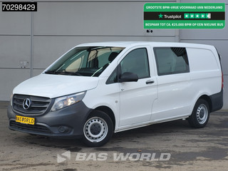 Hoofdafbeelding Mercedes-Benz Vito Mercedes Vito 114 Automaat Dubbel Cabine L2H1 Airco Cruise Parkeersensoren Euro6 DC Doka Mixto L2 Airco Cruise control