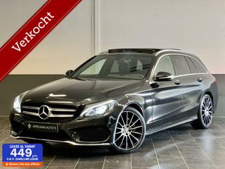 Hoofdafbeelding Mercedes-Benz C-Klasse Mercedes C-klasse Estate 180 AMG | Pano | Dodehoek | Elektrische Kofferklep |