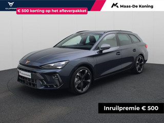 CUPRA Leon Sportstourer 1.5 TSIe-Hybrid 150kW/204PK DSG · Apple/Android Car Play·  Camera + Parkeersensoren · LED ·  Garantie tot 10-07-2028 of 90000km.