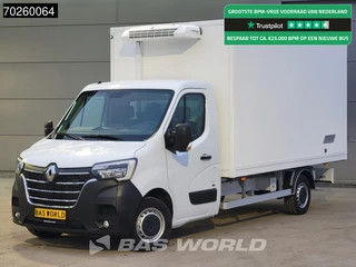 Renault Master 165PK Koelwagen Thermo King -15 Vriezer V200 MAX 230V stekker Koel Koeler Vries Kühlwagen Bakwagen Kühlkoffer 17m3 Airco Cruise control