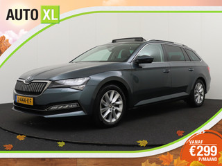 Hoofdafbeelding Škoda Superb Škoda Superb Combi 1.4 TSI iV Business+ Pano-dak Memory Camera Dodehoek