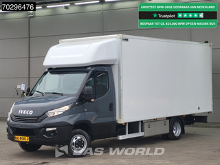 Iveco Daily 50C18 3.0L Automaat 3,5t Trekhaak Bakwagen Zijdeur Achterdeuren 180PK 5tons Navi Standkachel Euro6 Meubelbak Koffer Trekhaak