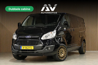 Ford Transit Custom 290 2.0 TDCI 170 PK L2H1 Limited DC | Dubbel Cabine | Navigatie | Camera | Stoelverwarming | PDC V+A | Trekhaak | Airco | 5-Zitter | Trekhaak | Nieuwe Turbo | Nieuwe APK | NAP Logisch