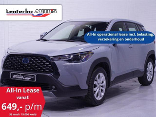 Hoofdafbeelding Toyota Corolla Cross Toyota Corolla Cross 2.0 High Power Hybrid ALL-IN Operational Lease Navi Camera Clima Apple Carplay NAP Rijklaar Fabrieksgarantie