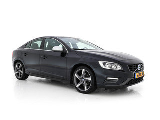 Volvo S60 1.6 T3 R-Design Summum Aut. *LEATHER-MICROFIBRE | NAVI-FULLMAP | SPORT-SEATS | ECC | PDC | CRUISE | 18''ALU*