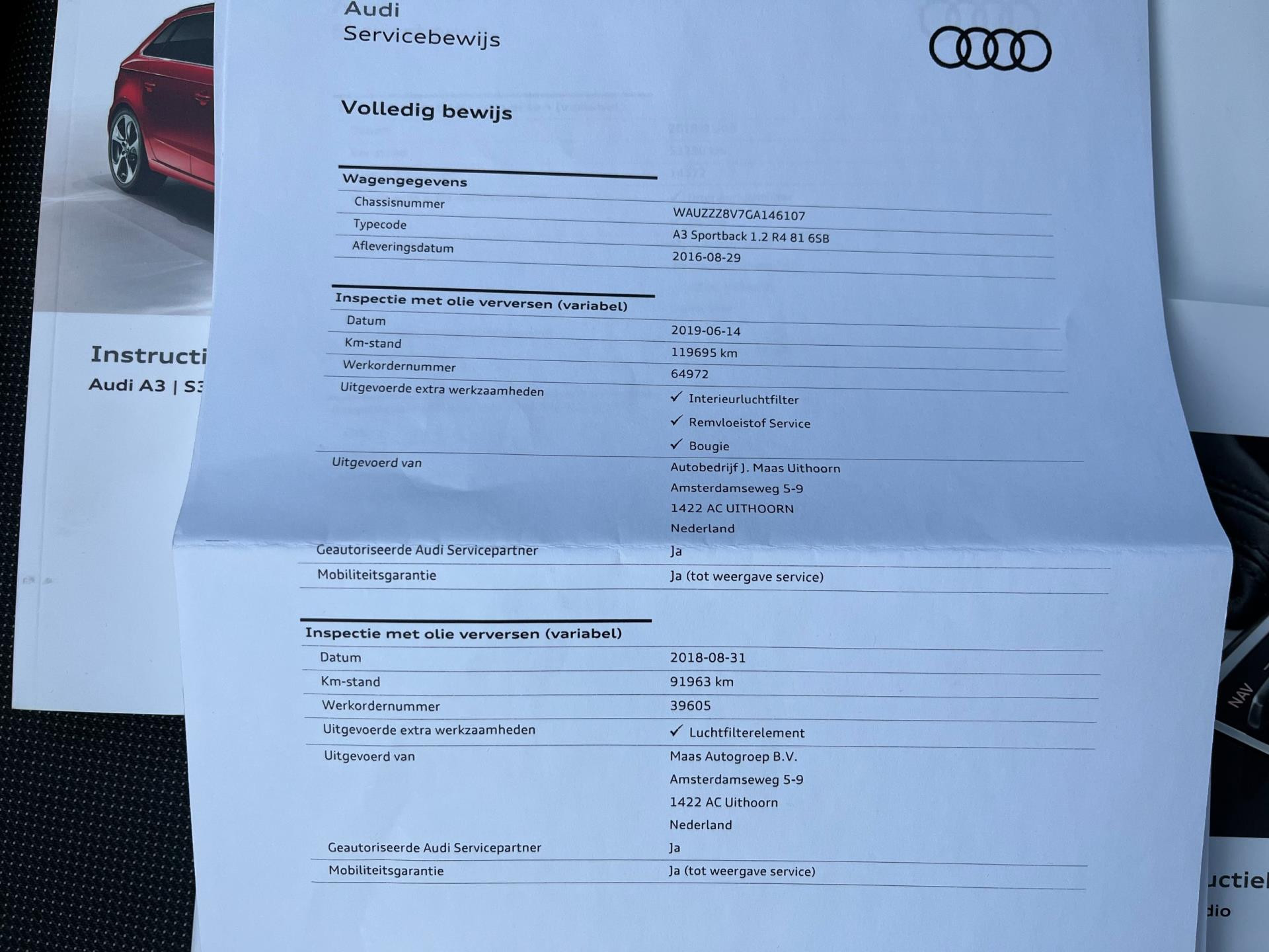 Hoofdafbeelding Audi A3