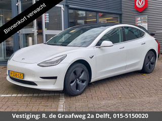Tesla Model 3 Standard RWD Plus 60 kWh + FSD systeem | Navigatie | Panoramadak |