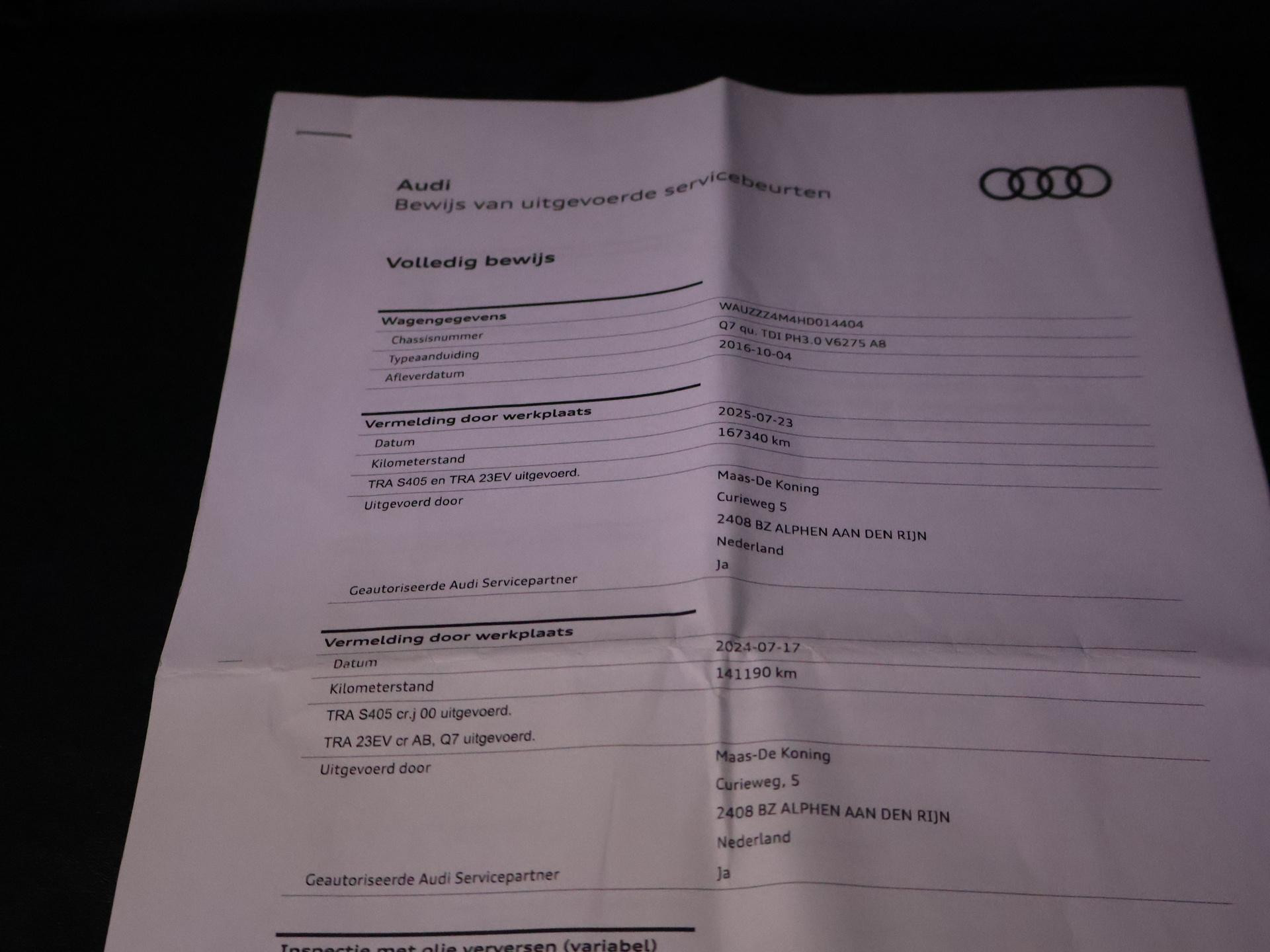 Hoofdafbeelding Audi Q7