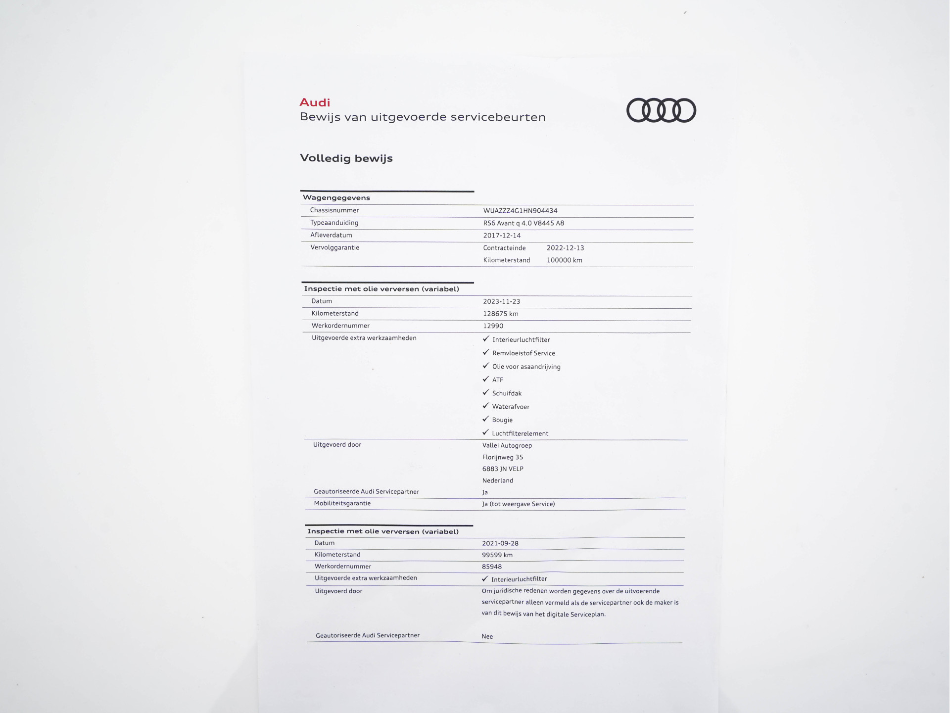 Hoofdafbeelding Audi RS6