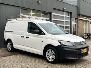 Volkswagen Caddy Cargo Maxi 2.0 TDI Airco Trekhaak 1400kg trekgewicht Imperiaal Telefoonvoorbereiding Schuifdeur Houten laadvloer Euro 6