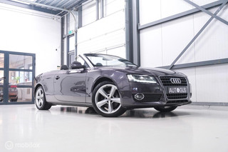 Audi A5 Cabriolet 1.8 TFSI Pro Line S | NAP NL auto | Amethist Grey | Leder | youngtimer | LED | Zeer mooi |