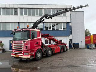 Scania R R480 8X2 + HIAB 220-4 + REMOTE + HIAB MULTILIFT