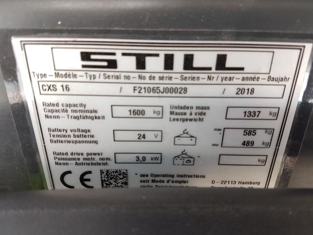 Hoofdafbeelding Still CX/S 16 ERGOTACK