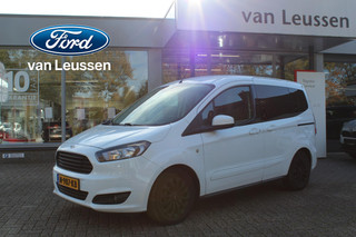 FORD TOURNEO COURIER TITANIUM 5-PERSOONS BENZINE TREKHAAK AIRCO CRUISE STOELVERW VOORRUITVERW BLUETOOTH 2X SCHUIFDEUR