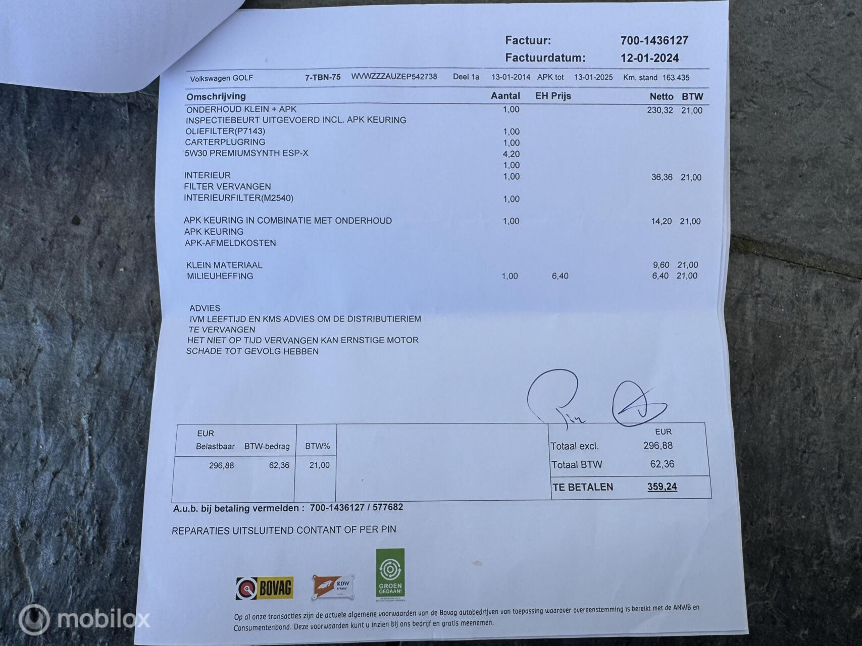 Hoofdafbeelding Volkswagen Golf