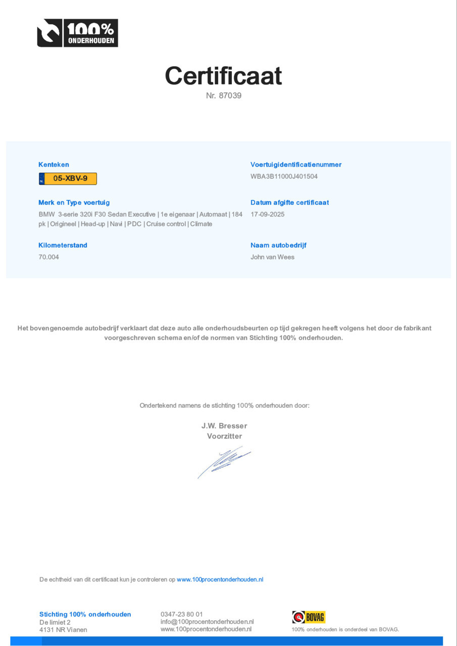 Hoofdafbeelding BMW 3 Serie