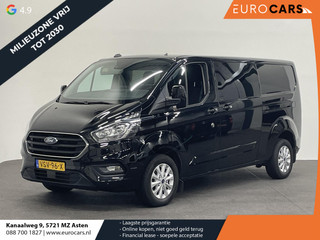 Ford Transit Custom 130pk L2H1 Limited Dubbele cabine Automaat  Navi Airco 2 Schuifdeuren Trekhaak PDC Carplay DAB