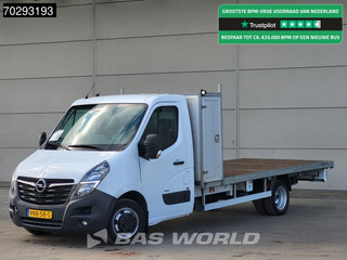 Opel Movano 165PK Open Laadbak Dubbellucht 3,5t Trekhaak LED Navi Airco Cruise Euro6 Pritsche Pickup Open Box Airco Trekhaak Cruise control